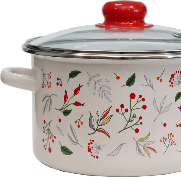 Изображение товара Кастрюля Эмаль Ягодки 33-Б1612С/4