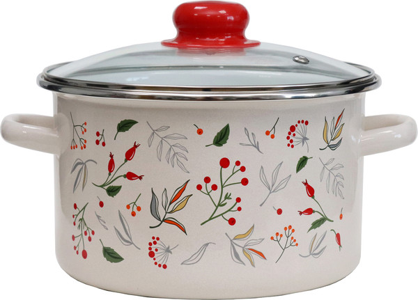 Изображение товара Кастрюля Эмаль Ягодки 33-Б1612С/4