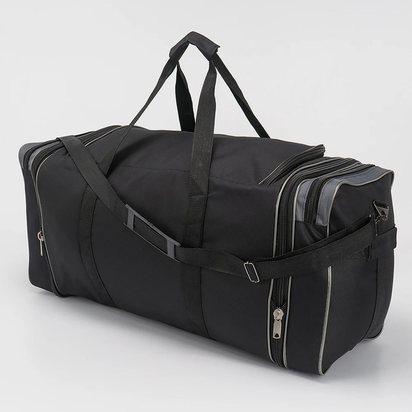 Изображение товара Сумка дорожная Mr.Bag 102-A43R-BGR (черный/серый)