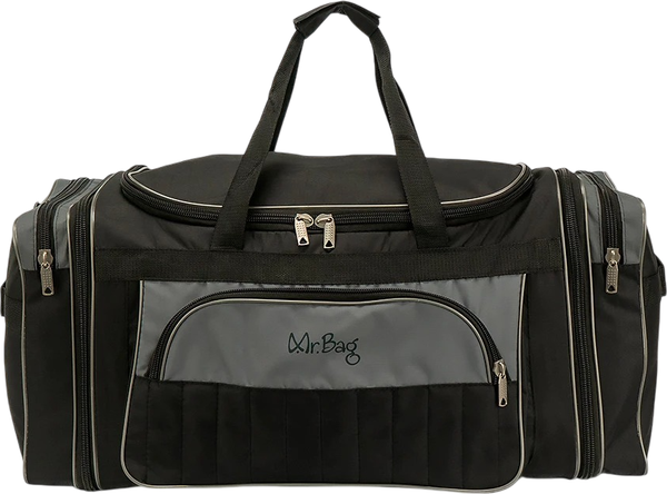Изображение товара Сумка дорожная Mr.Bag 102-A43R-BGR (черный/серый)