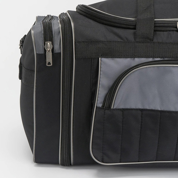 Изображение товара Сумка дорожная Mr.Bag 102-A43R-BGR (черный/серый)