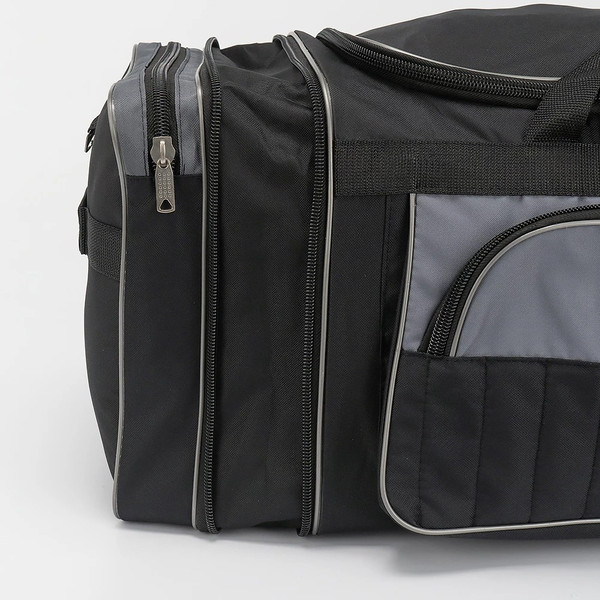 Изображение товара Сумка дорожная Mr.Bag 102-A43R-BGR (черный/серый)