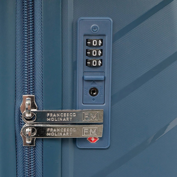 Изображение товара Чемодан на колесах Francesco Molinary 344-175/2-20NAV (синий)