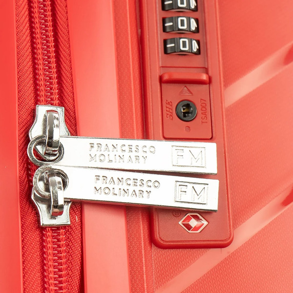 Изображение товара Чемодан на колесах Francesco Molinary 344-175/2-20RED (красный)