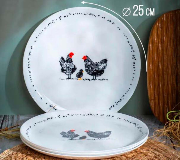 Изображение товара Тарелка столовая обеденная Luminarc Diwali Paulette V9384