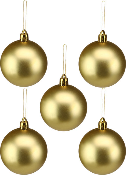 Изображение товара Набор шаров новогодних Miland Мечта / НУ-4194 (25шт, 6см, золото)