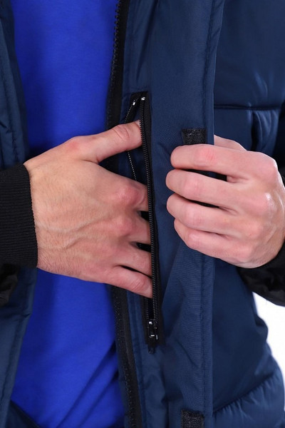 Изображение товара Куртка рабочая Стоик-Спецодежда ТнЗМим-2 КУР571.0.1 (р.52-54/182-188 синий/черный)