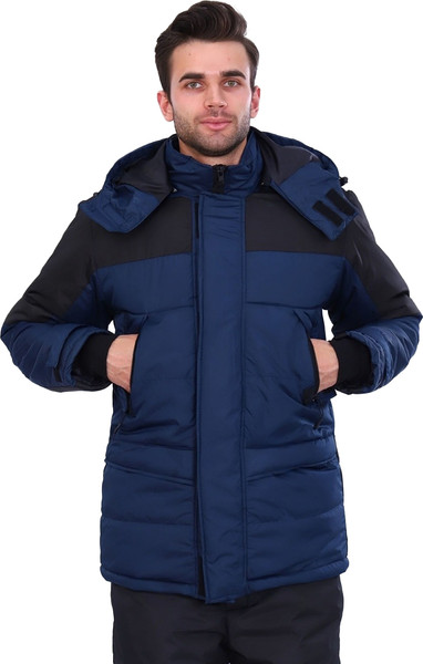 Изображение товара Куртка рабочая Стоик-Спецодежда ТнЗМим-2 КУР571.0.1 (р.56-58/170-176, синий/черный)