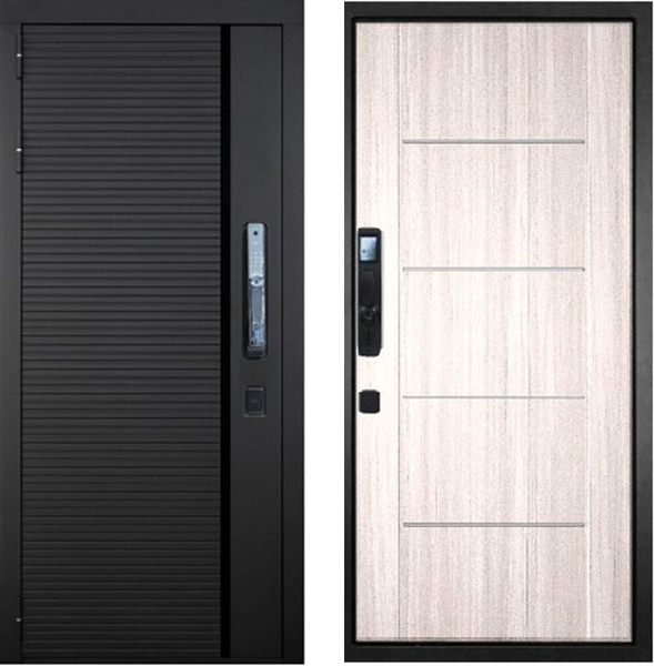 Изображение товара Входная дверь ГРАНИТ Пиано Смарт 12 (96x207, левая)