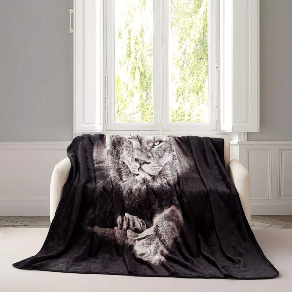 Изображение товара Плед Arya Lion / 8680943247322 (150x200, черный)