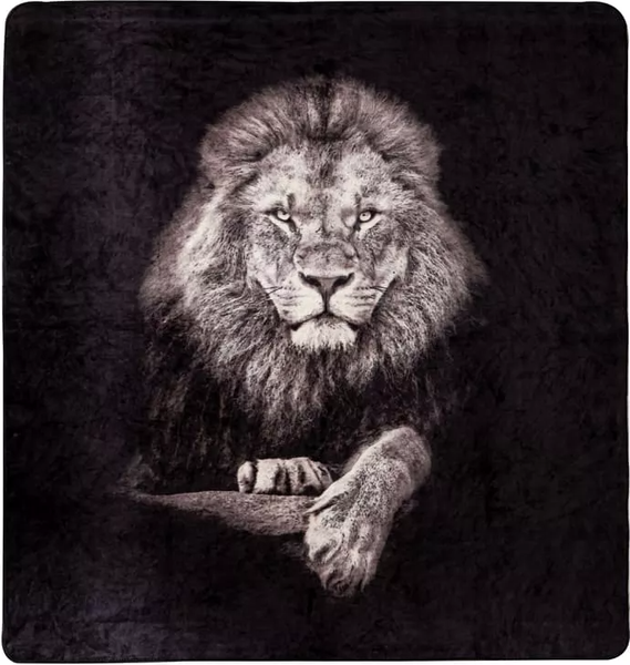 Изображение товара Плед Arya Lion / 8680943247322 (150x200, черный)