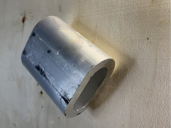 Изображение товара Зажим для каната TOR Втулка алюминиевая 18мм DIN 3093 (Q) / 142181