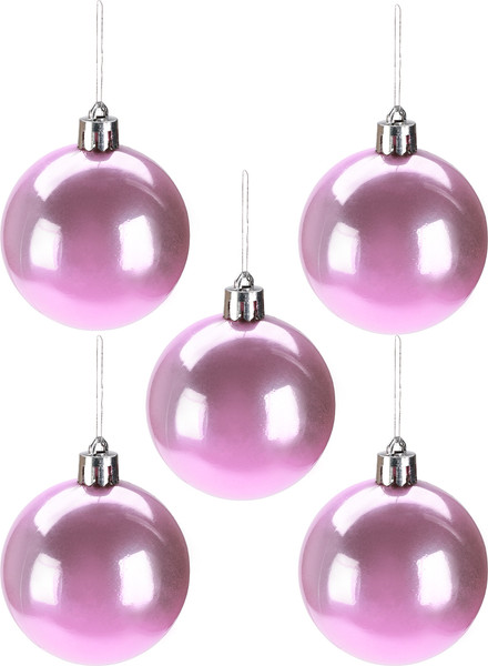 Изображение товара Набор шаров новогодних Miland Праздник в нежных оттенках / НУ-4209 (30шт, 6см)