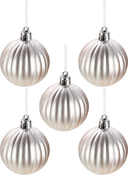 Изображение товара Набор шаров новогодних Miland Праздник в нежных оттенках / НУ-4209 (30шт, 6см)