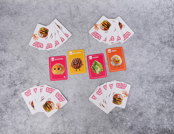 Изображение товара Настольная игра Up Toys Шлепни бургер 14328 / 210471