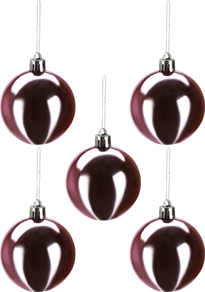 Изображение товара Набор шаров новогодних Miland Праздник в розовых оттенках / НУ-4210 (30шт, 6см)