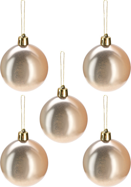 Изображение товара Набор шаров новогодних Miland Праздник в розовых оттенках / НУ-4210 (30шт, 6см)