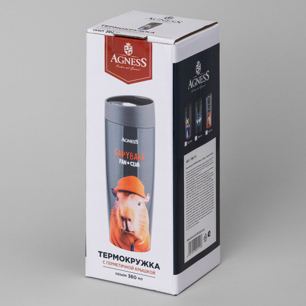 Изображение товара Термокружка Agness Capybara 709-112