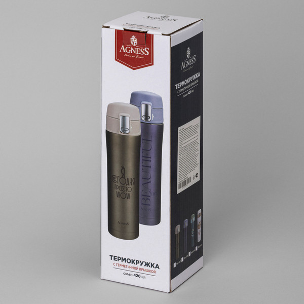 Изображение товара Термокружка Agness Wow 798-107