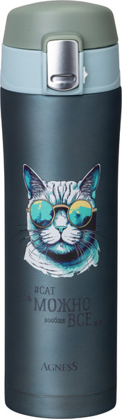 Изображение товара Термокружка Agness Cat 798-109