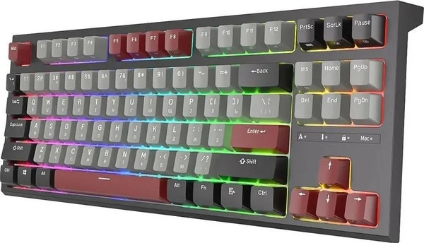 Изображение товара Клавиатура Royal Kludge RK-R87 (черный/серый/красный, Brown Switch)