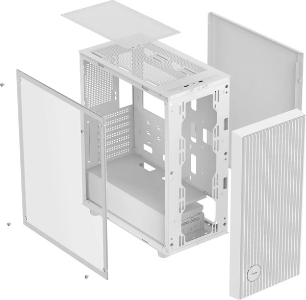 Изображение товара Корпус для компьютера Ocypus Gamma C70 ARGB / Gamma-C70-WHG400XX-GL (белый, без БП)