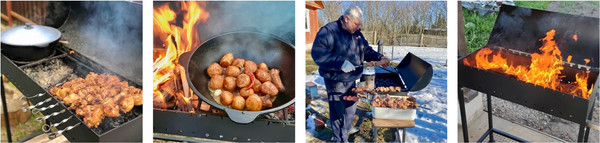 Изображение товара Мангал Grills Барбекю 800 с навесом (5мм)