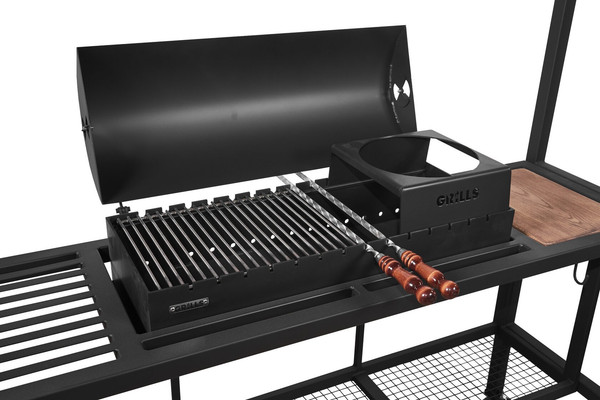 Изображение товара Мангал Grills Барбекю 800 с навесом (5мм)