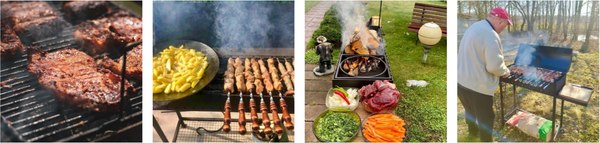 Изображение товара Мангал Grills Барбекю 800 с навесом и печью (5мм)