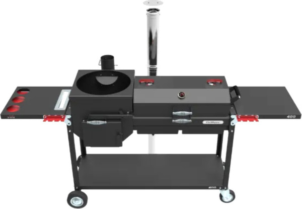 Изображение товара Печь-мангал Grillver Искандер Комфорт Эйр 400 New + крышка с решеткой гриль