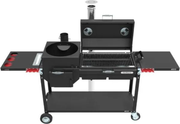Изображение товара Печь-мангал Grillver Искандер Комфорт Эйр 400 New + крышка с решеткой гриль