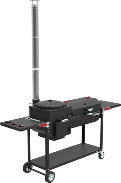 Изображение товара Печь-мангал Grillver Искандер Комфорт Эйр 400 New + крышка с решеткой гриль