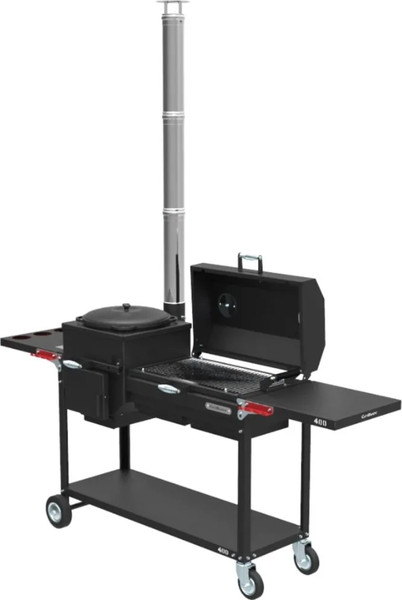 Изображение товара Печь-мангал Grillver Искандер Комфорт Эйр 400 New + крышка с решеткой гриль