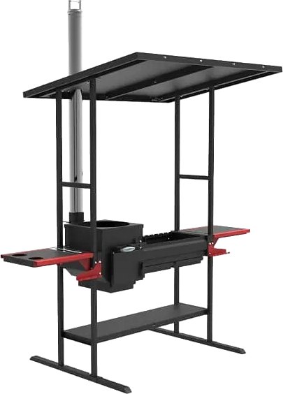 Изображение товара Печь-мангал Grillver Искандер Инклайн Эйр 400 New