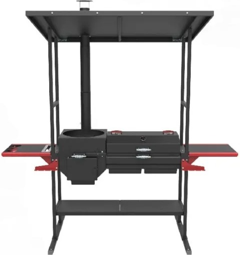Изображение товара Печь-мангал Grillver Искандер Инклайн Эйр 400 New + крышка с решеткой