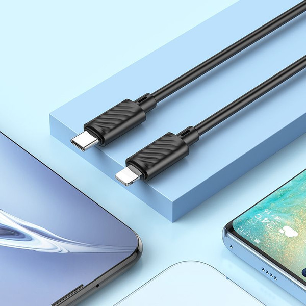Изображение товара Кабель Hoco X88 Type-C to Lightning (1м, черный)