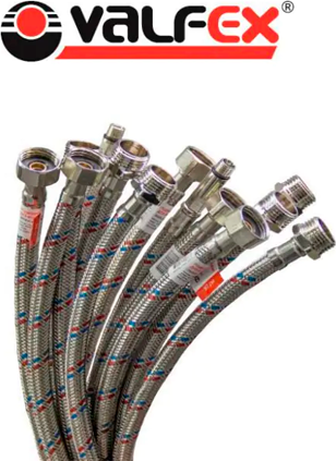 Изображение товара Гибкая подводка Valfex S/S M10x18-F1/2" 80см