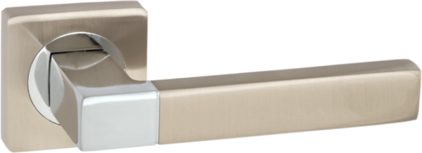 Изображение товара Ручка дверная Basara R06.081 SN/CP (сатин/хром)