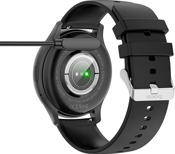 Изображение товара Зарядный кабель Hoco Y15 для смарт-часов (черный)