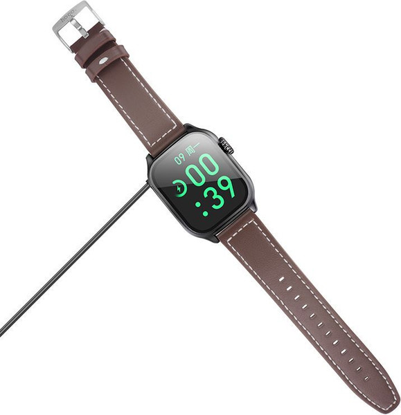 Изображение товара Зарядный кабель Hoco Y17 для смарт-часов (черный)