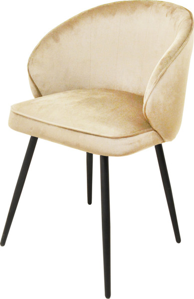 Изображение товара Стул Мирабелла Бордо Велюр (кремовый/черный)