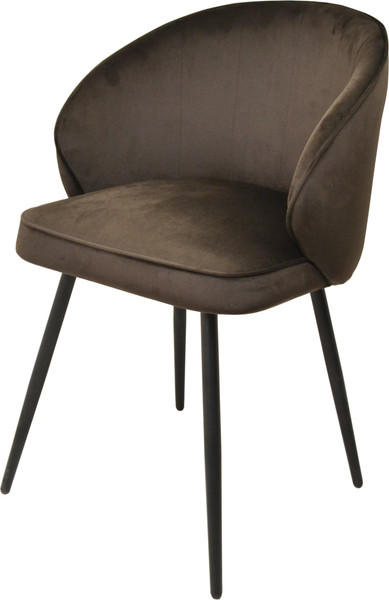 Изображение товара Стул Мирабелла Бордо Велюр (кофейный/черный)