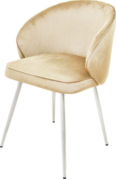 Изображение товара Стул Мирабелла Бордо Велюр (кремовый/белый)