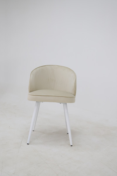 Изображение товара Стул Мирабелла Бордо Велюр (кремовый/белый)