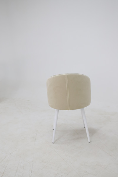 Изображение товара Стул Мирабелла Бордо Велюр (кремовый/белый)