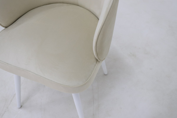 Изображение товара Стул Мирабелла Бордо Велюр (кремовый/белый)