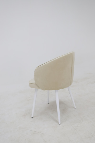 Изображение товара Стул Мирабелла Бордо Велюр (кремовый/белый)