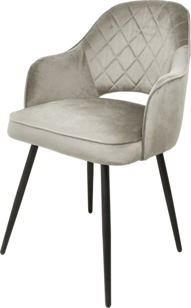 Изображение товара Стул Мирабелла Оксфорд Велюр (серый/черный)