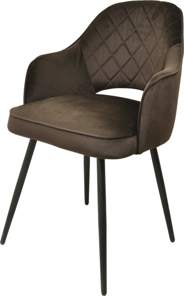 Изображение товара Стул Мирабелла Оксфорд Велюр (кофейный/черный)