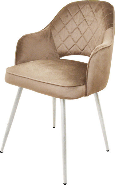 Изображение товара Стул Мирабелла Оксфорд Велюр (бежевый/белый)